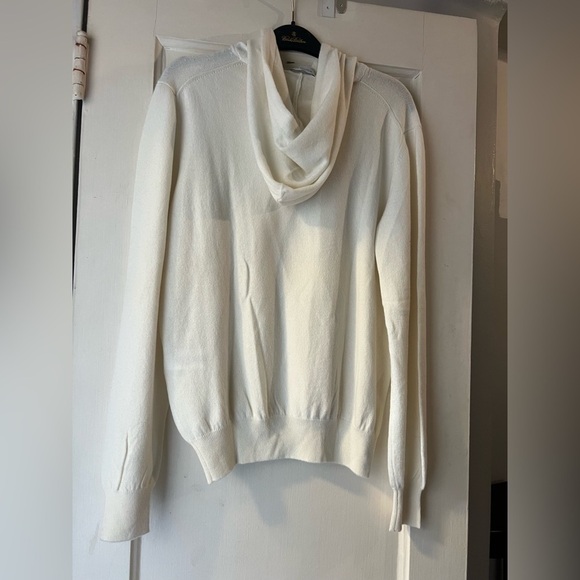Back Label the Wellness Wear Cashmere Hoodie White S - Picture 5 of 12